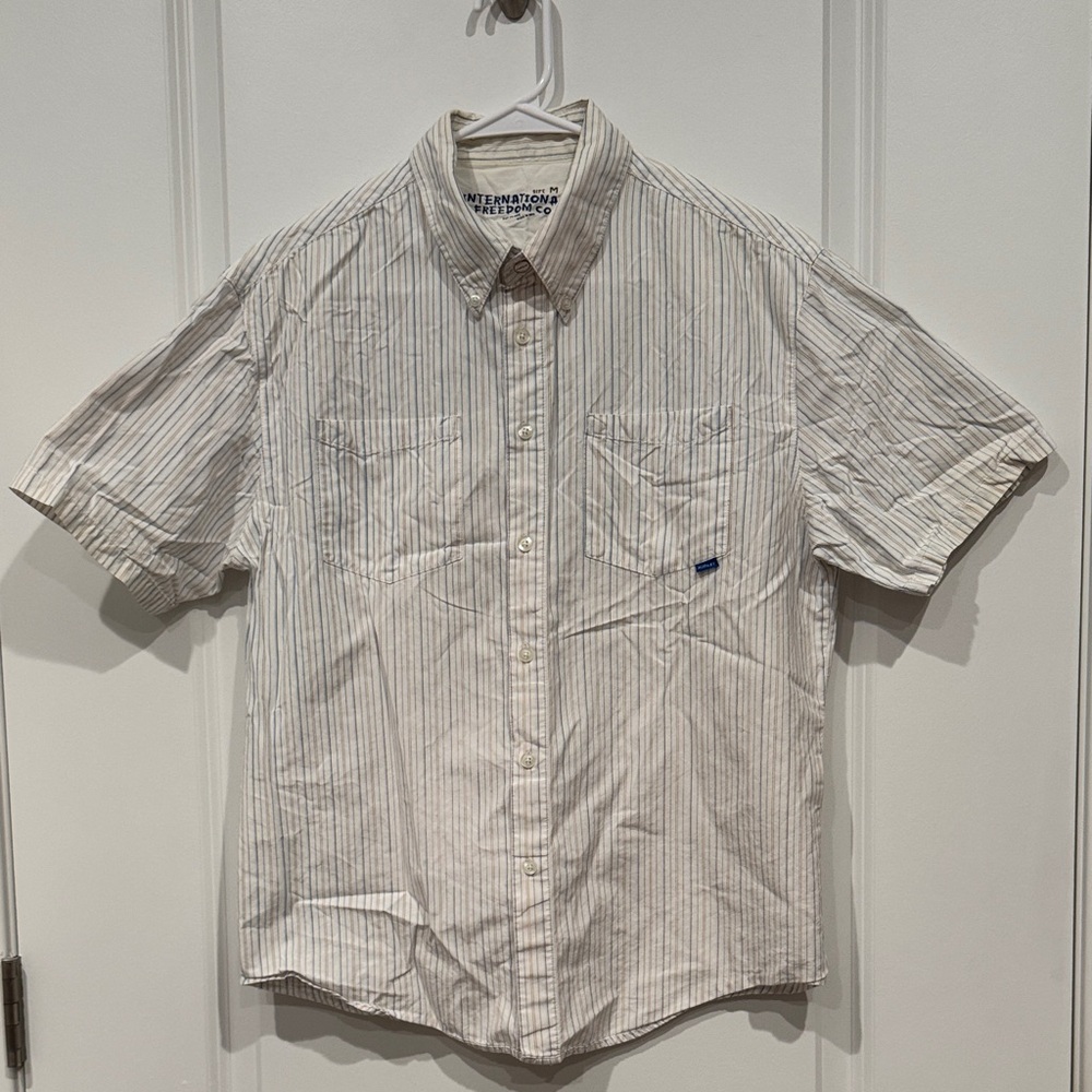Hurley Men's Casual Striped Button Down Shirt